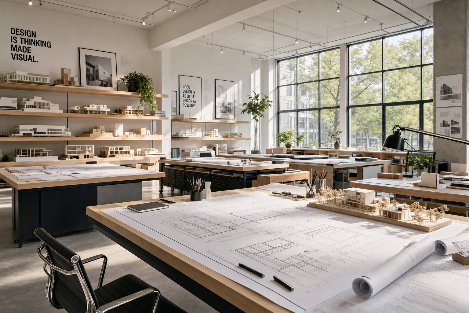 Architecture Firm and Design Studio Cleaning: Model Rooms, Sample Libraries, and Materials Storage