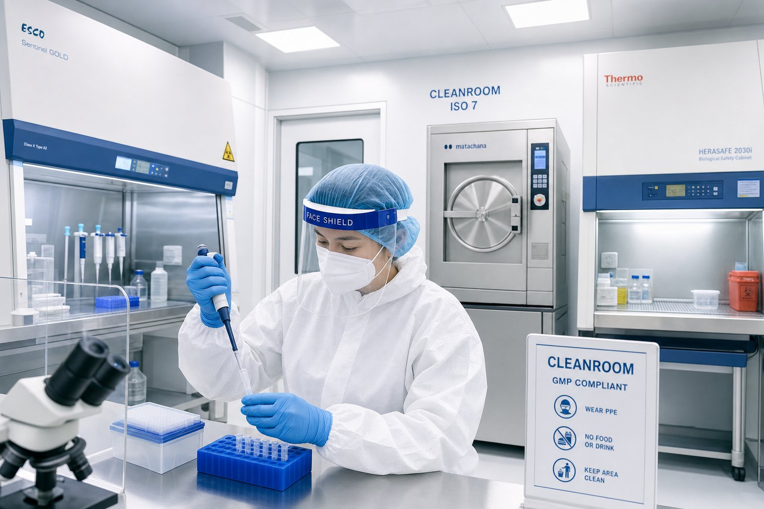 Biotech Lab Cleaning: cGMP, ISO Classes, and What Facility Managers Should Know