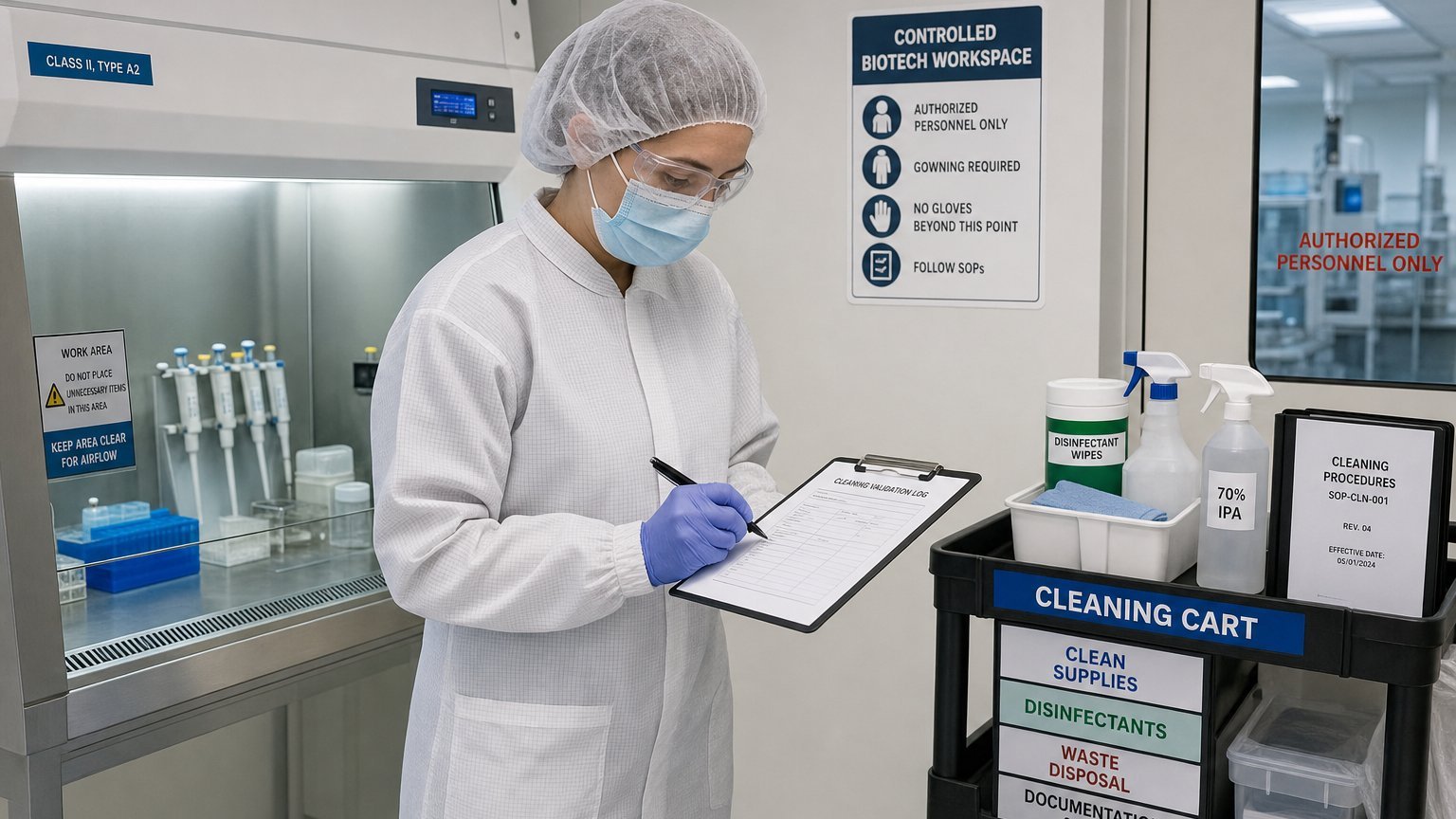 Biotech Lab Cleaning Validation: Documentation, Zoning, and Audit Readiness