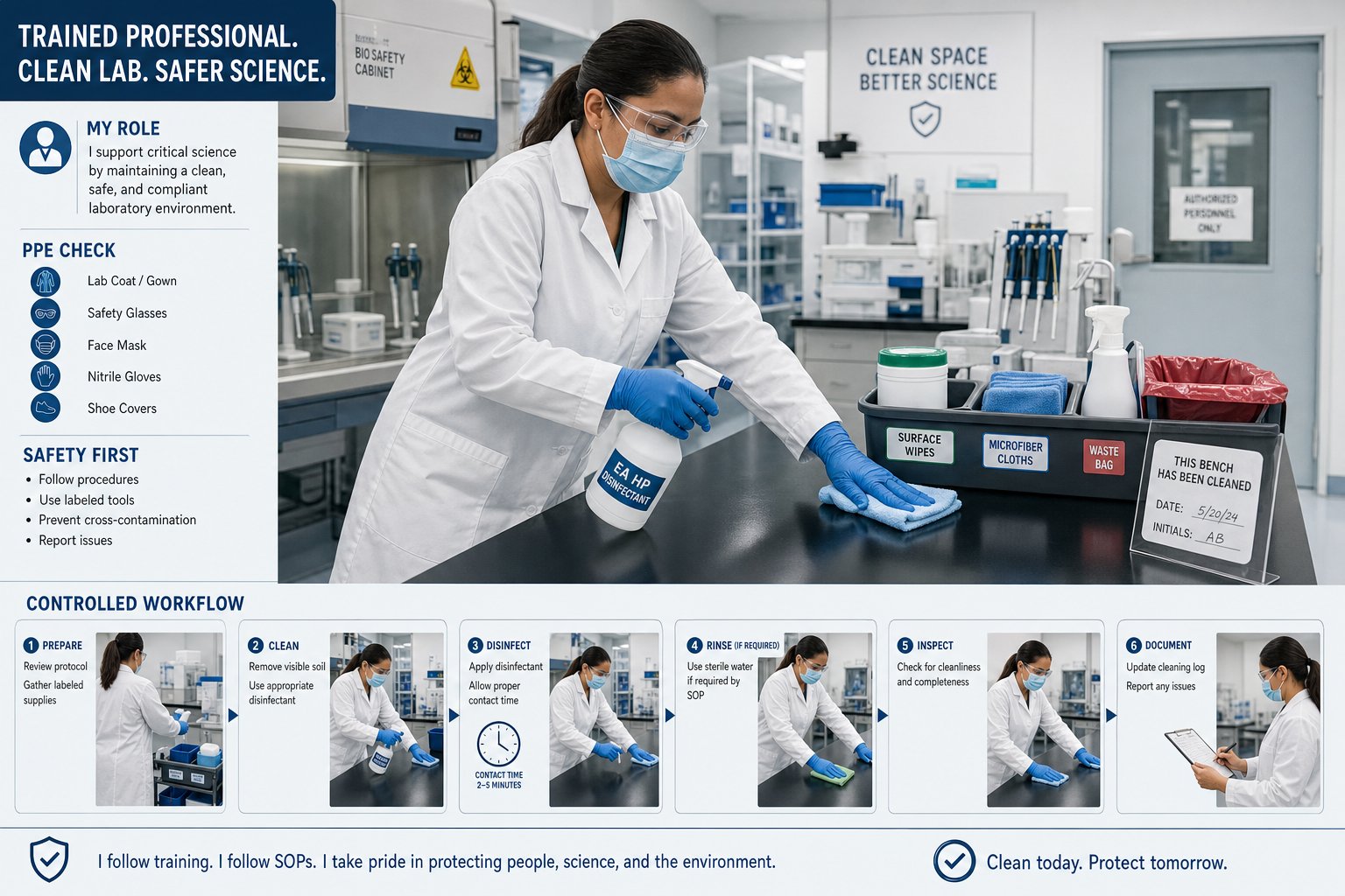 Biotech Lab Cleaning Support: Protecting Research Areas Without Disrupting Workflows
