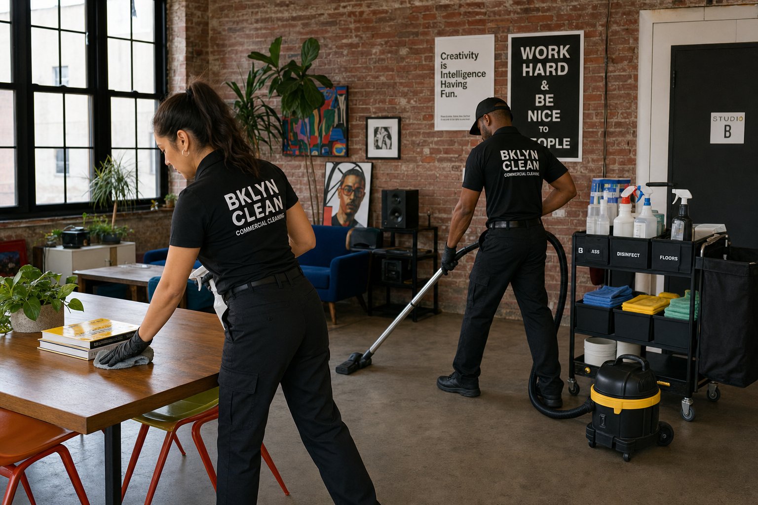 Commercial Cleaning in Bushwick, Brooklyn: Studios, Offices, and Retail Spaces