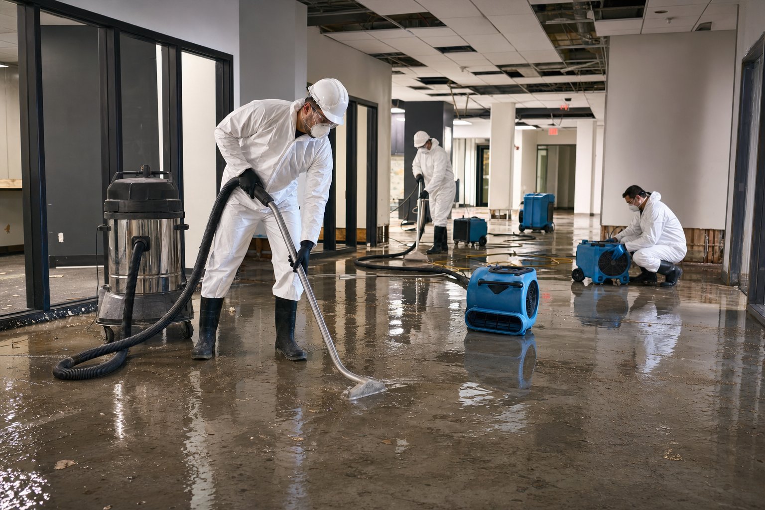 Commercial Cleaning Emergency Response: 24-Hour Water, Sewage, and Biohazard Cleanup