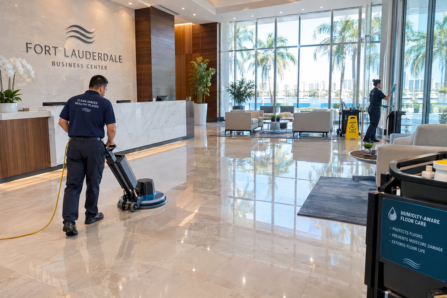 Commercial Cleaning Services in Fort Lauderdale: Humidity, Sand, and High-Traffic Care