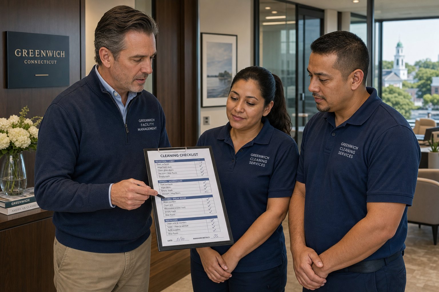 Commercial Cleaning in Greenwich, CT: A Facility Manager’s Vendor Checklist
