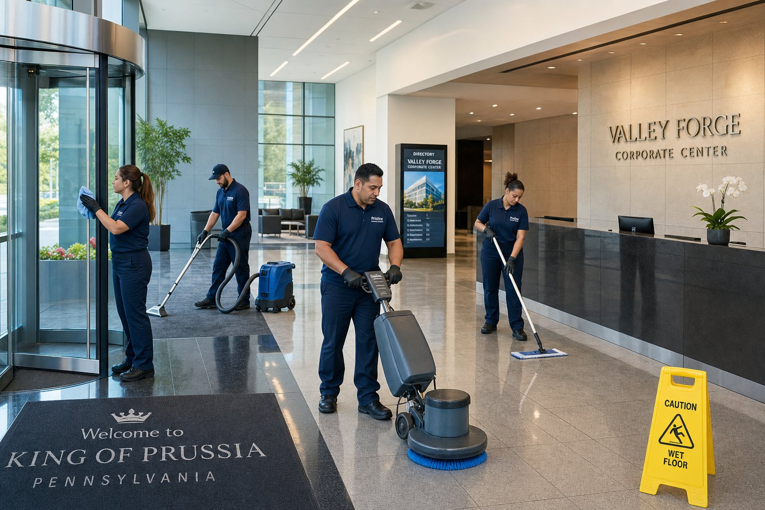 Commercial Cleaning in King of Prussia, PA: Medical, Retail, and Corporate Sites