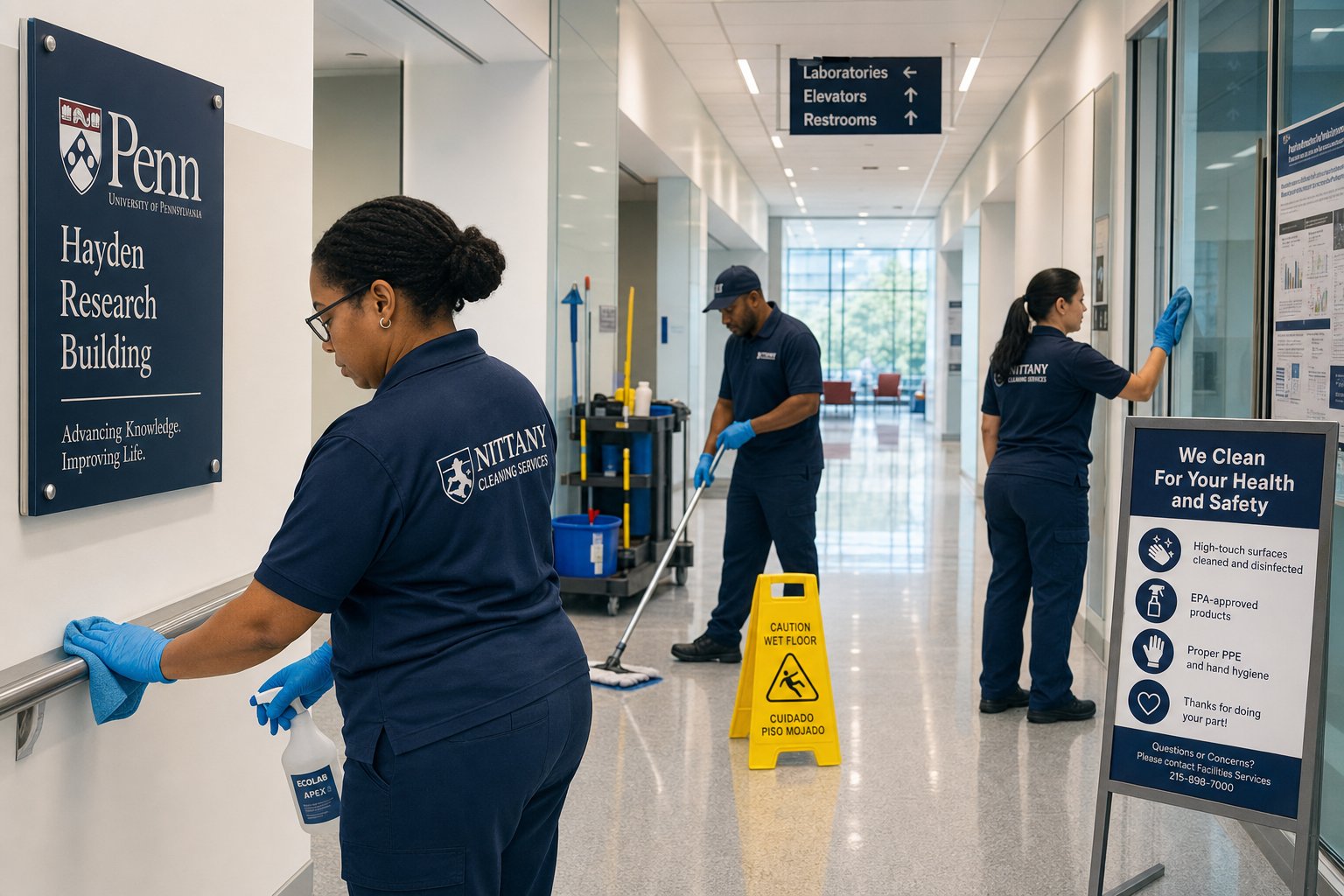 Commercial Cleaning in Philadelphia’s University City: Offices, Labs, and Clinics