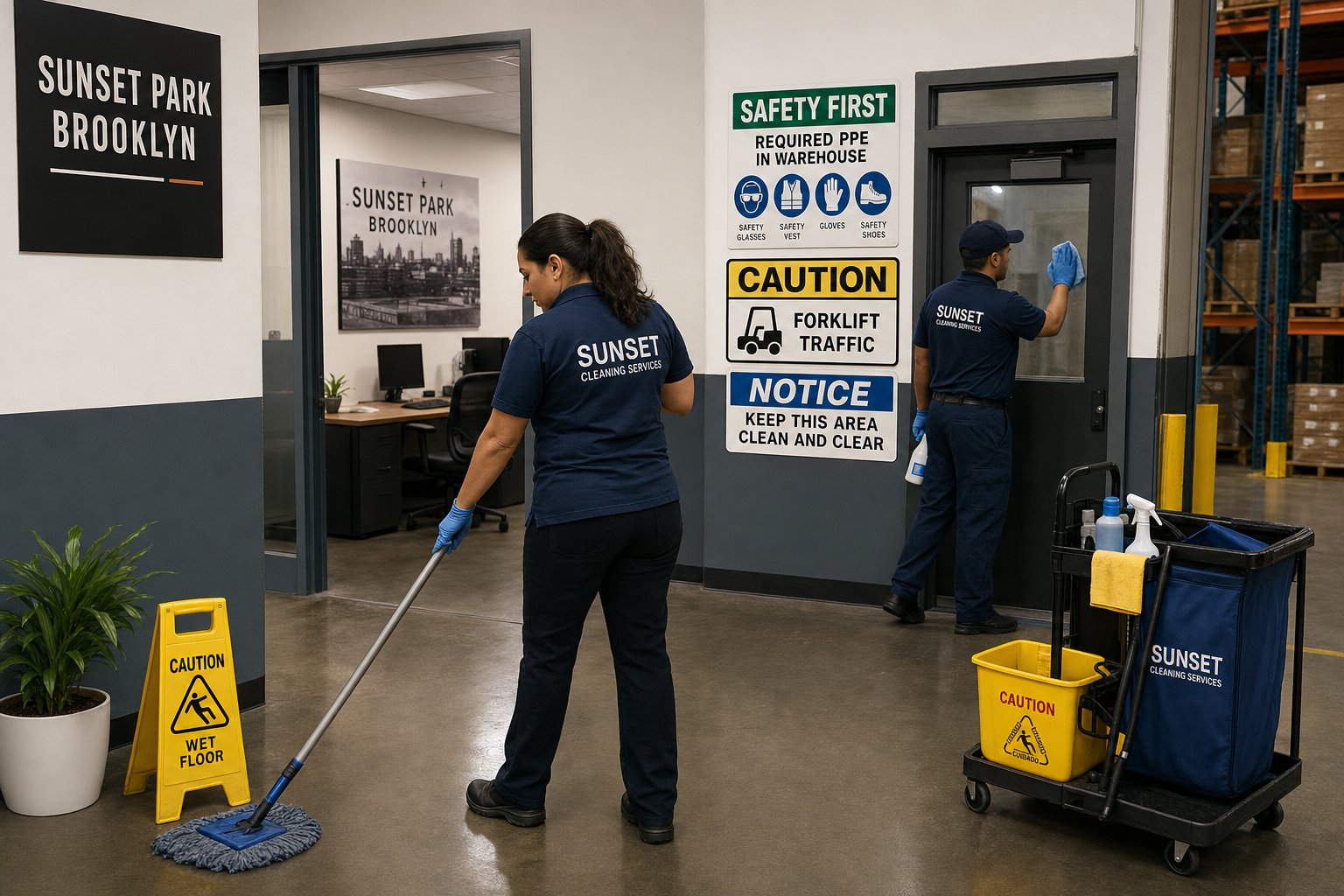 Commercial Cleaning in Sunset Park, Brooklyn: Industrial and Office Coverage