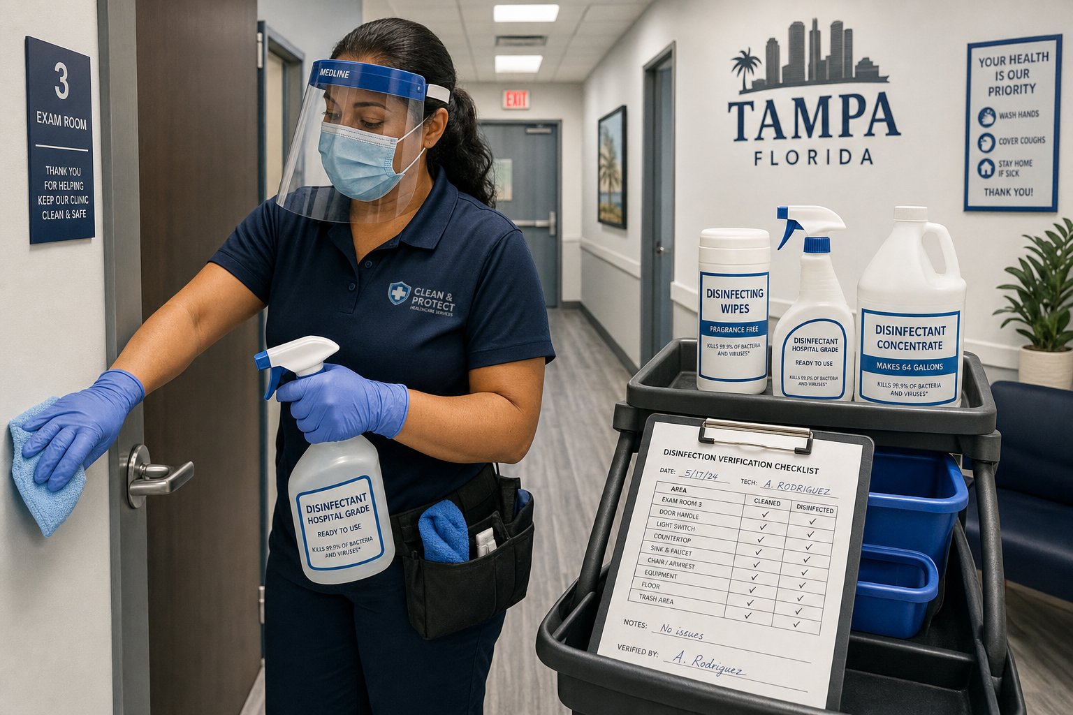 Commercial Cleaning in Tampa, FL: Medical Offices, Classrooms, and Business Spaces