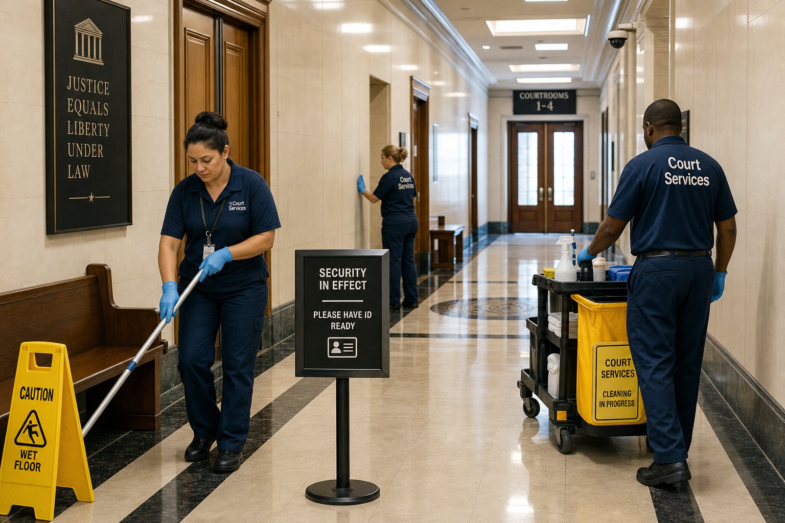 Courthouse Cleaning and Security: RFP Requirements for Public Facilities
