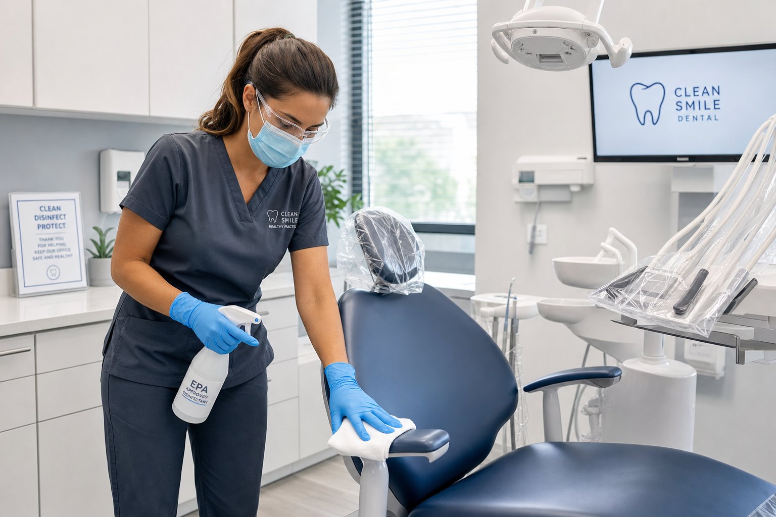 Dental Office Cleaning: Separating Clinical, Reception, and Instrument Areas