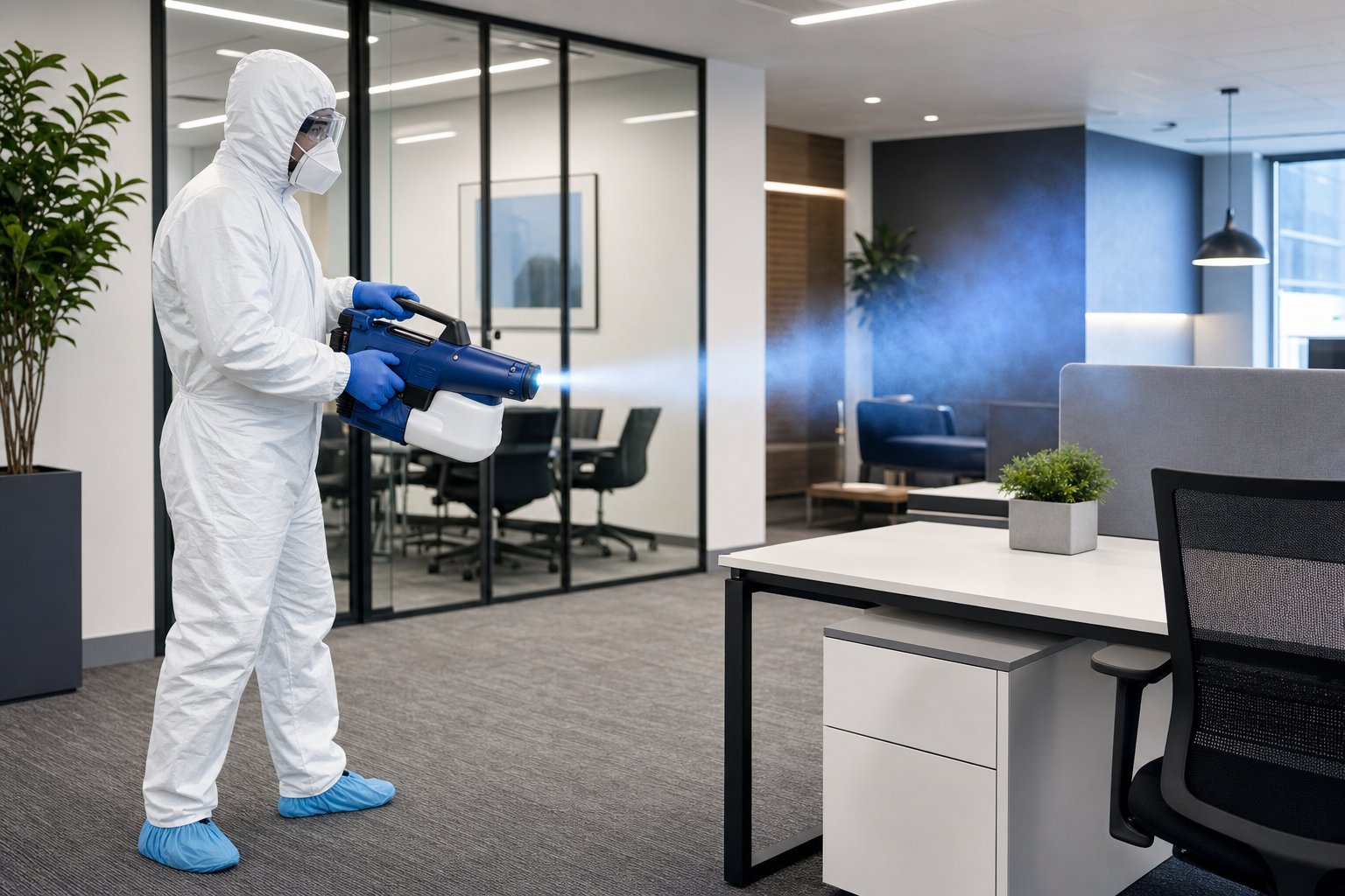 Electrostatic Spraying in Commercial Cleaning (2026): When It’s Worth It in NYC/NJ/CT—and When It’s Not