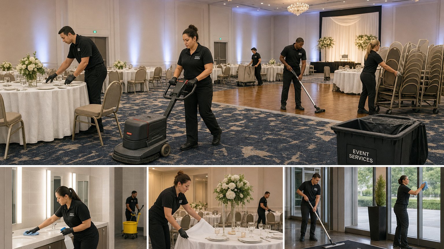 Event Venue Cleaning: Fast Turnover Plans for Conventions, Weddings, and Corporate Events