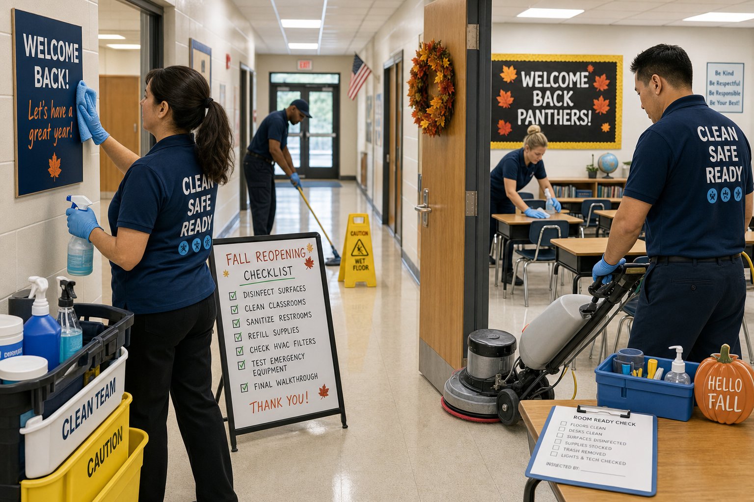 Fall Back-to-School Facility Cleaning: A Practical Readiness Plan