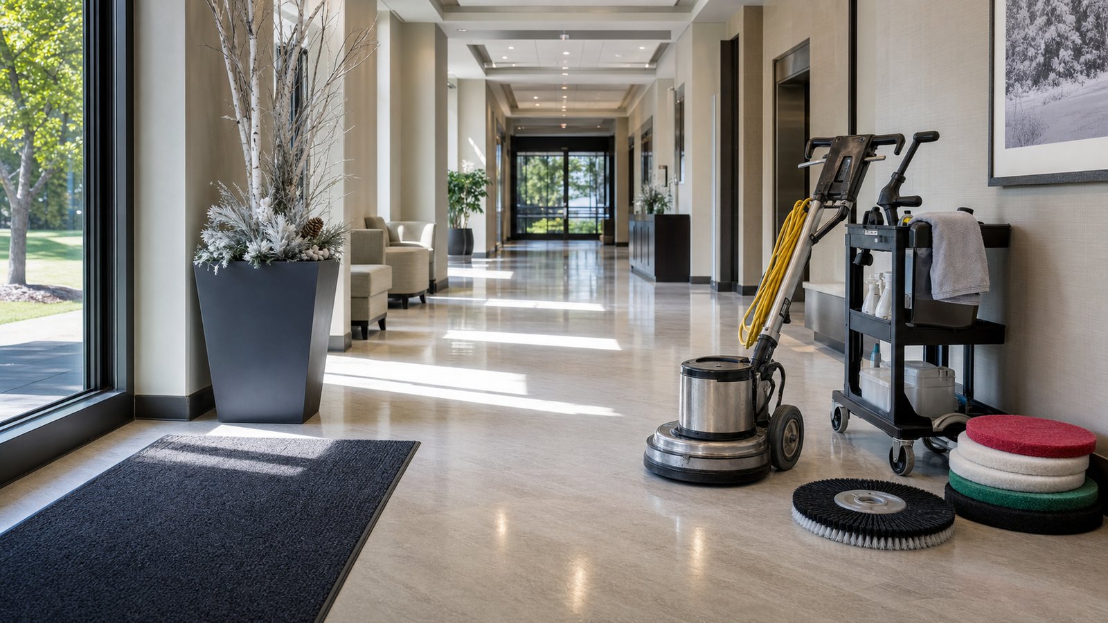 Floor Care Scheduling Westchester: A 12-Month Program for VCT, LVT, and Hard Surfaces