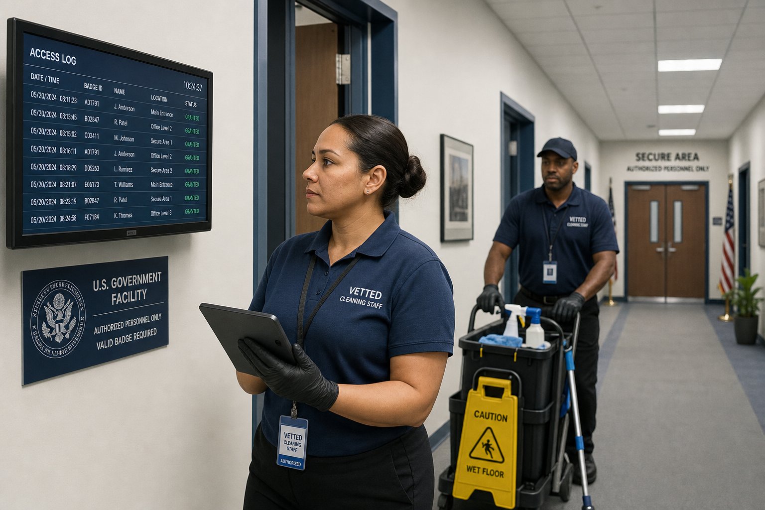 Government Office Cleaning in New York and New Jersey: Security, Access, and Documentation
