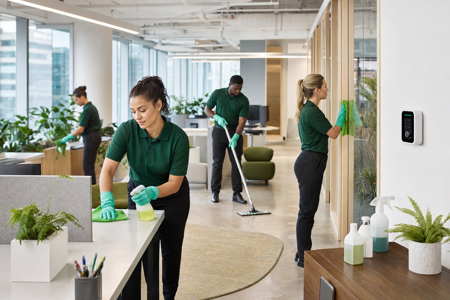 Cleaning for LEED and WELL Buildings: Indoor Air Quality and Product Controls
