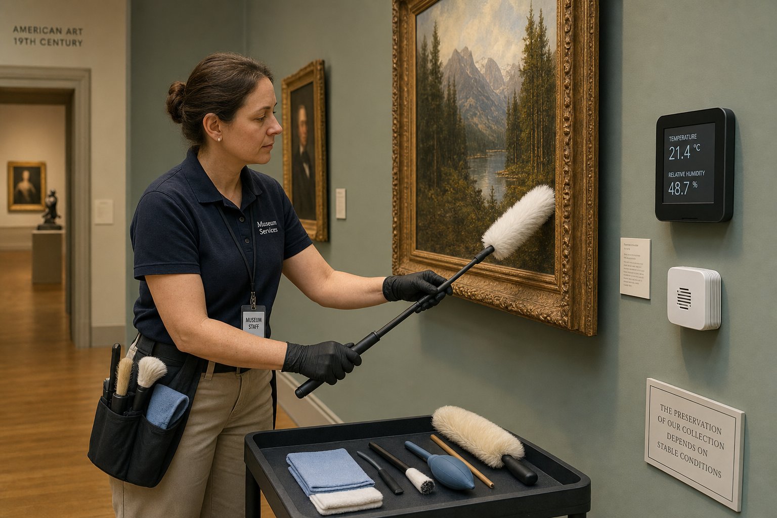Museum and Gallery Cleaning in New York: Dust Control Without Risking Collections