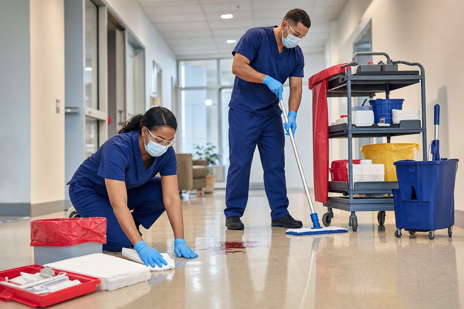 OSHA Bloodborne Pathogens Practices for Commercial Janitorial Teams