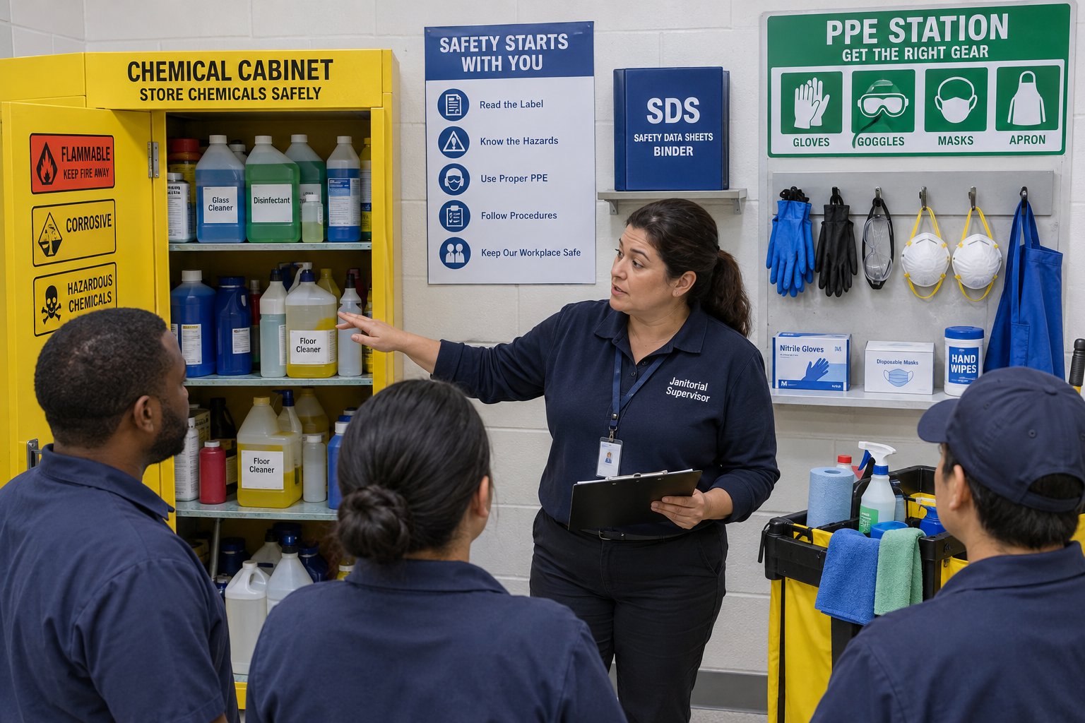 OSHA Hazard Communication for Janitorial Teams: A Practical Program