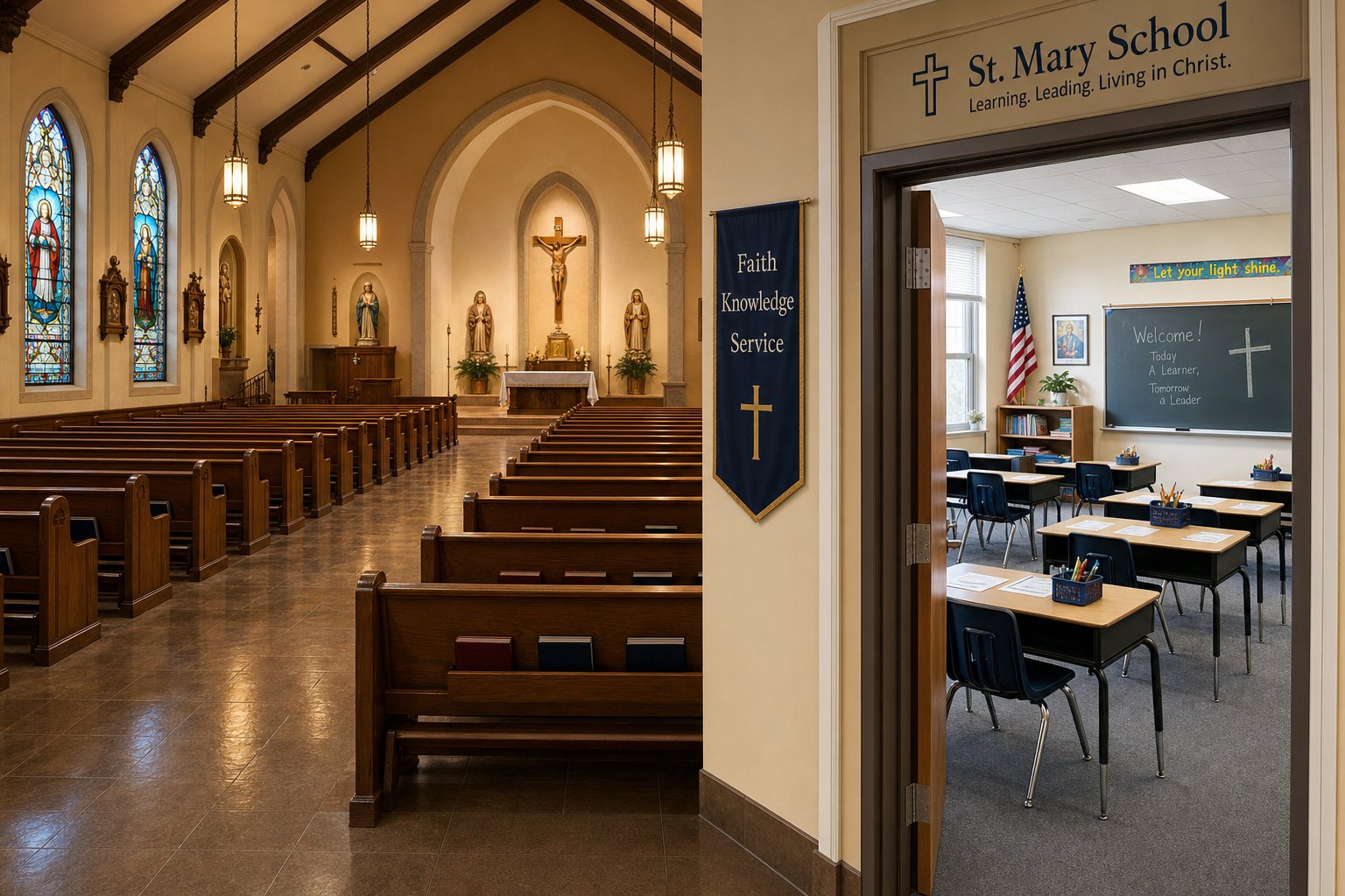 Religious Institution & Attached School Cleaning in NYC & Tri-State: Sanctuary + Classroom Protocols