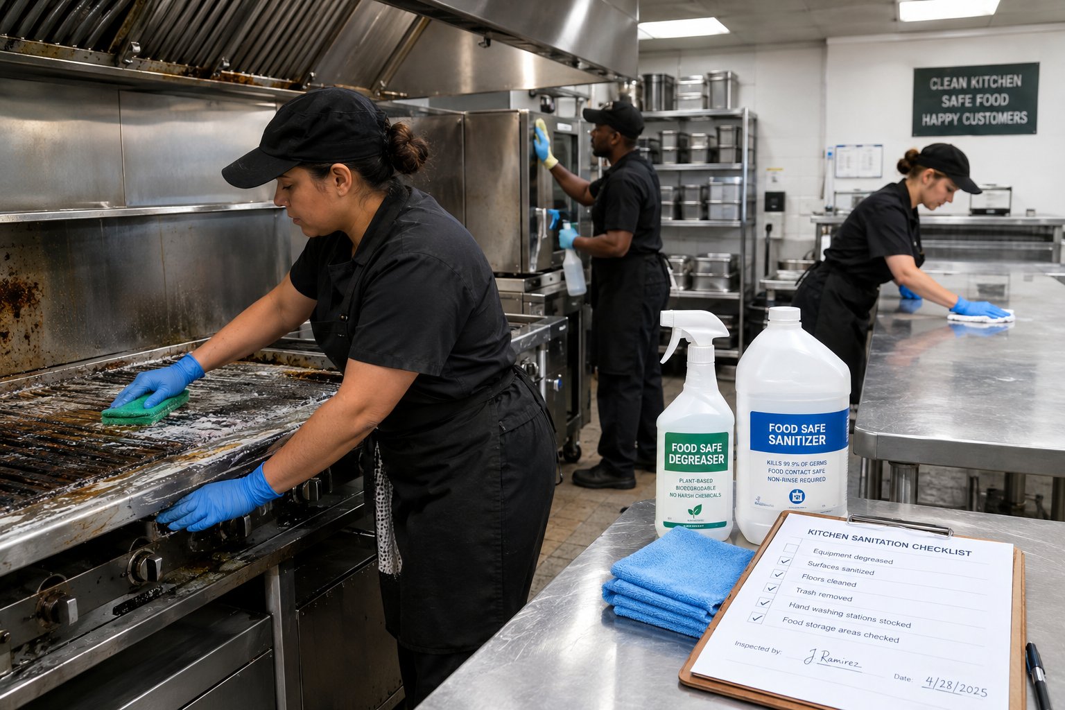 Restaurant Kitchen Deep-Cleaning Contracts: Scope, Frequency, and Verification