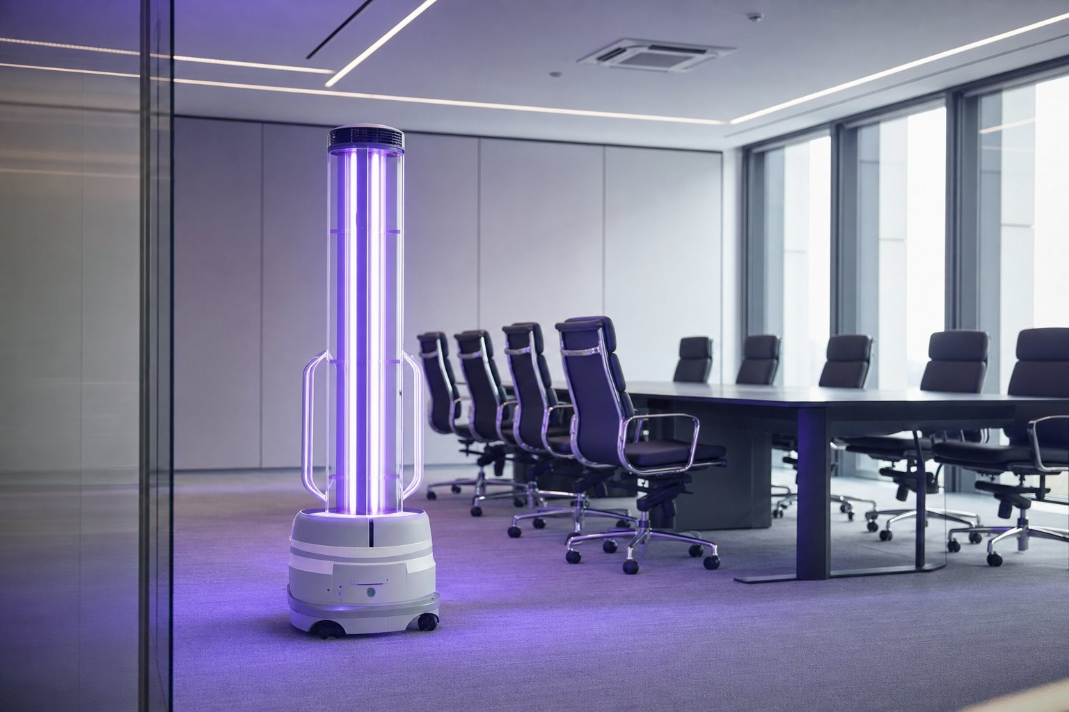UV-C Disinfection Devices in Commercial Facilities: ROI and Safety